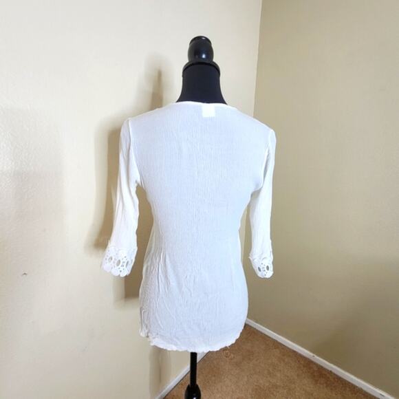 Loco Boutique Swimsuit Coverup Size Small, White - Picture 4 of 8